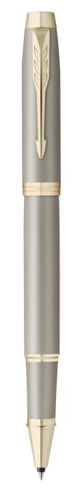 Ручка-роллер Parker IM Sandstone Champagne PVD Trim