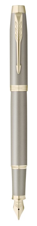 Ручка перьевая Parker IM Sandstone Champagne PVD Trim