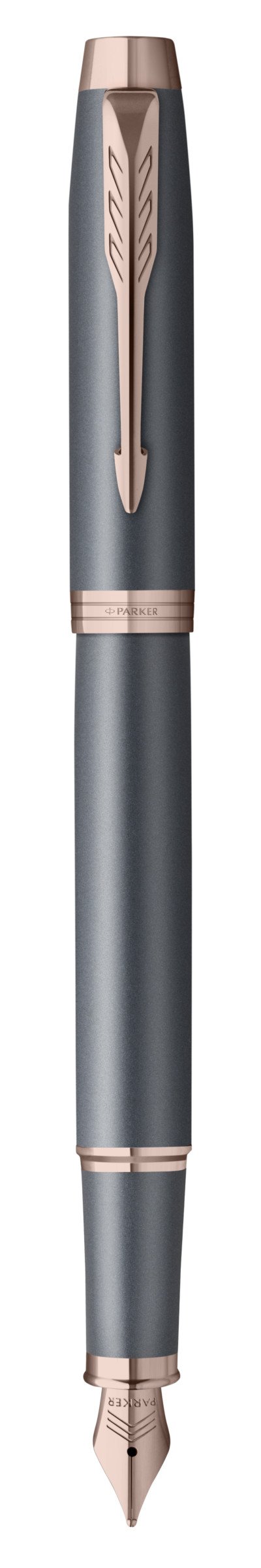 Ручка перьевая Parker IM Slate Rose Gold PVD Trim