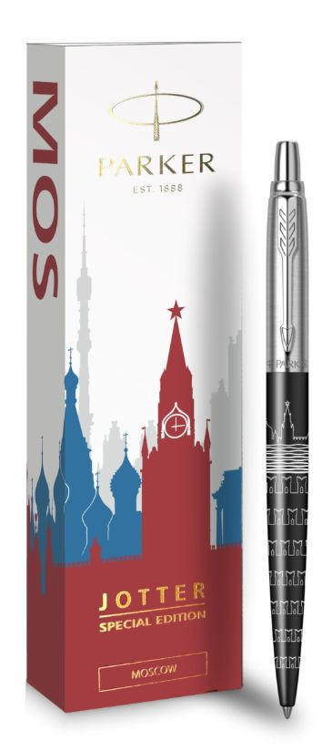 Ручка шариковая Parker Jotter Moscow Black CT