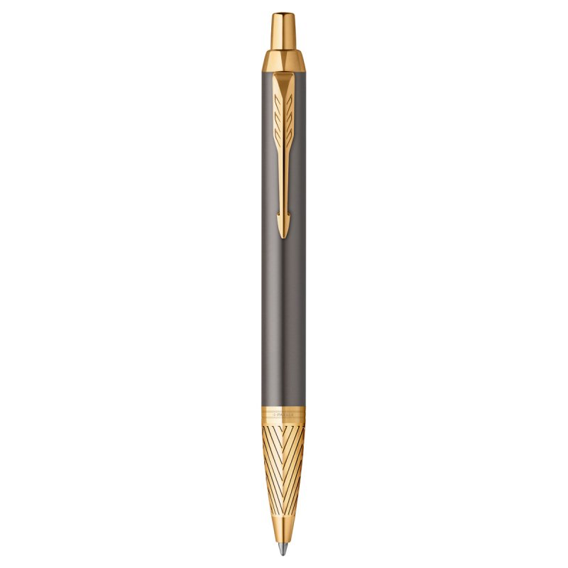 Ручка шариковая Parker IM PRM ARROW GT в подарочной упаковке. Цвет чернил blue