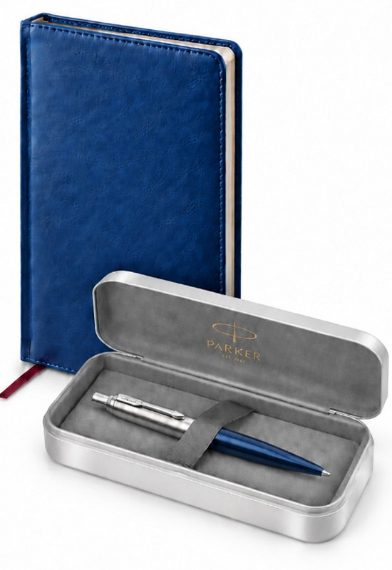 Parker Jotter Royal Blue CT Sidney с железным футляром