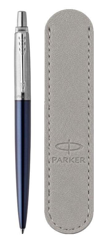 Набор Parker Jotter Blue CT (шариковая ручка + чехол)