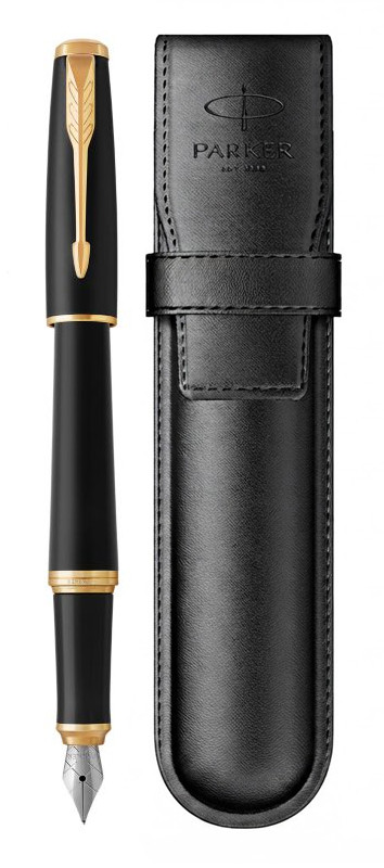 Набор Parker Urban Black GT (перьевая ручка + чехол)