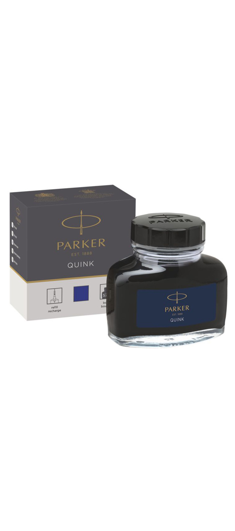 Флакон чернил Parker для перьевых ручек (синие)