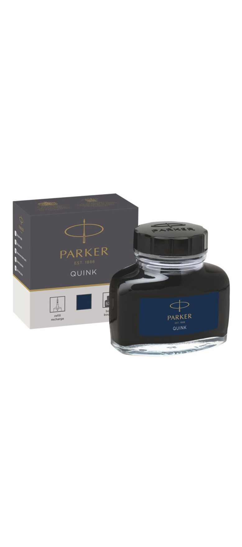 Флакон чернил Parker для перьевых ручек (тёмно-Синие)