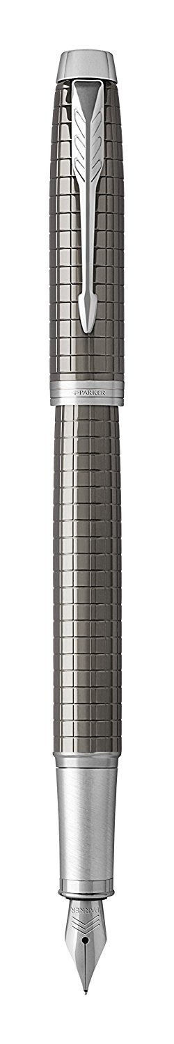 Перьевая ручка Parker IM Premium Dark Espresso Ciselled CT