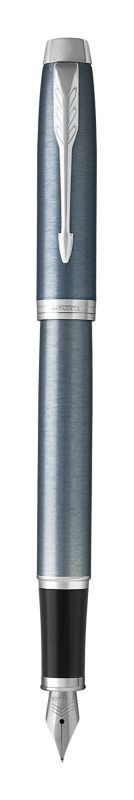 Перьевая ручка Parker IM Metal Light Blue Grey CT