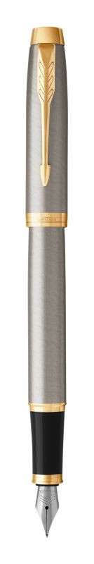 Перьевая ручка Parker IM Metal Core Brushed Metal GT