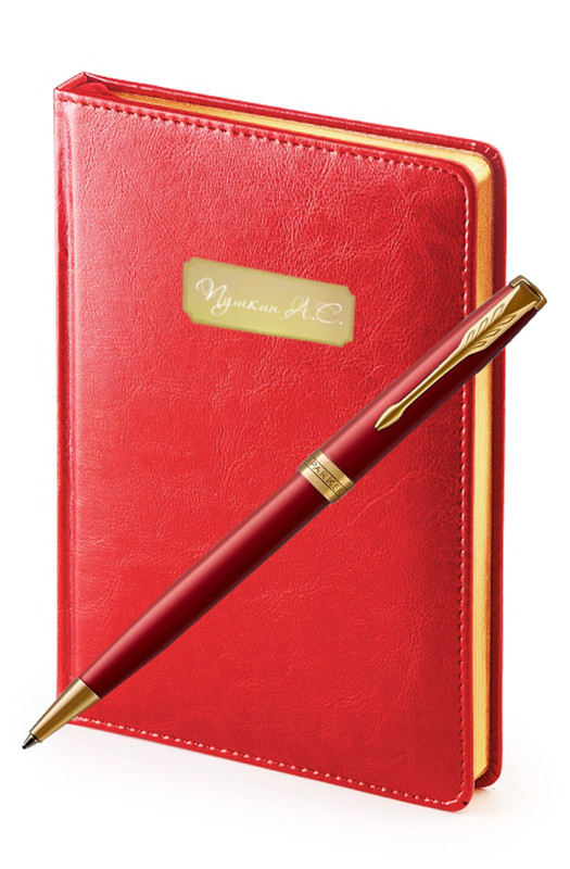 Подарочный набор Parker Sonnet Laque Red GT Sidney