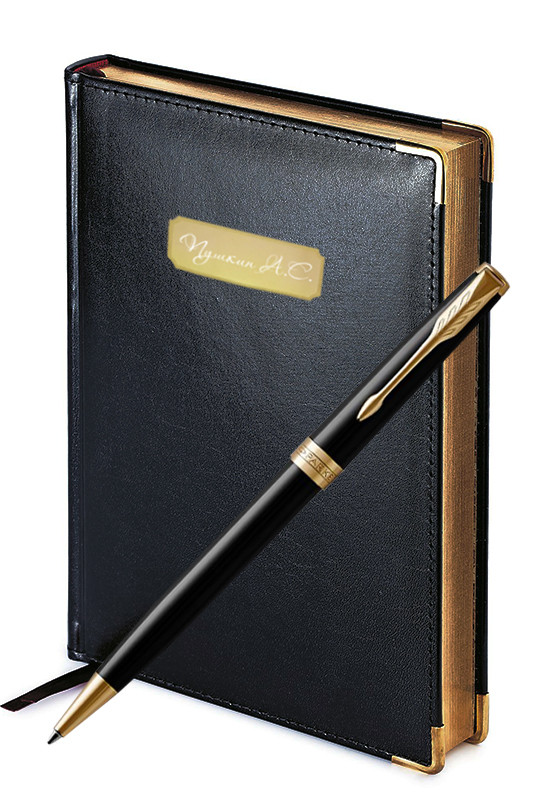 Подарочный набор Шариковая Ручка Parker Sonnet Laque Black Gt Imperium