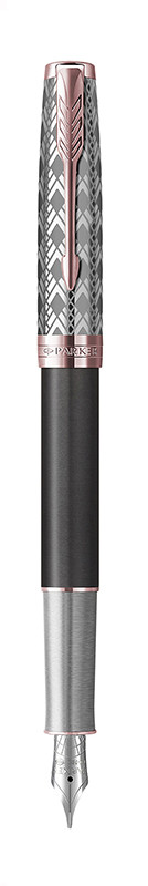 Перьевая ручка Parker Sonnet Premium Metal Grey PGT