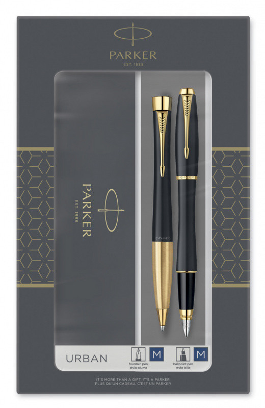 Набор Parker Urban Muted Black GT (FP+BP)