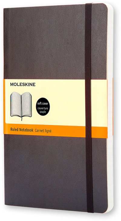 Блокнот Moleskine CLASSIC SOFT Large в черном цвете
