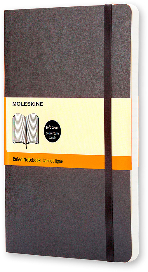 Блокнот Moleskine CLASSIC SOFT Large в черном цвете