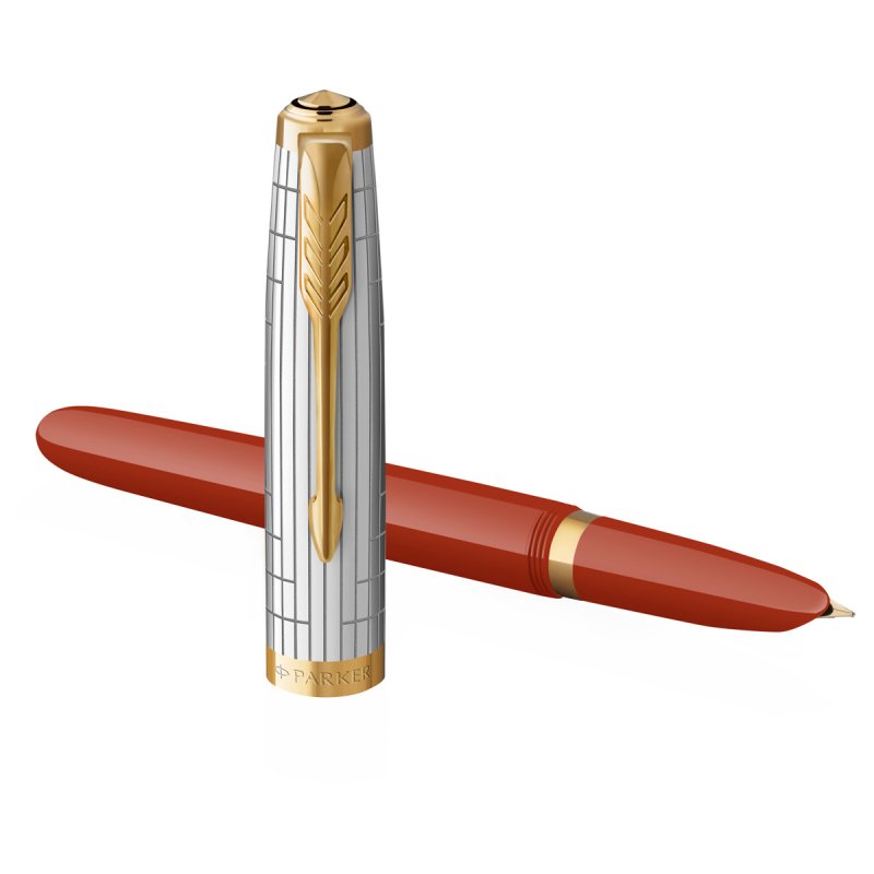 Перьевая ручка Parker Rage Red GT