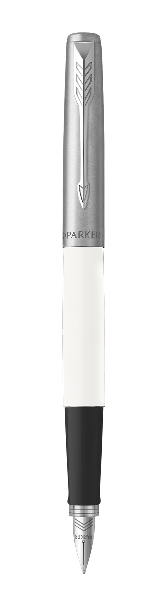 Ручка перьевая Parker Jotter Originals White Chrome CT