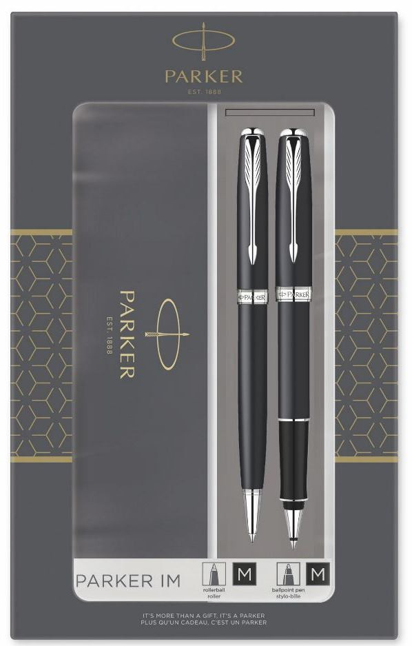 Набор Parker Sonnet Black СT (роллер + шариковая)