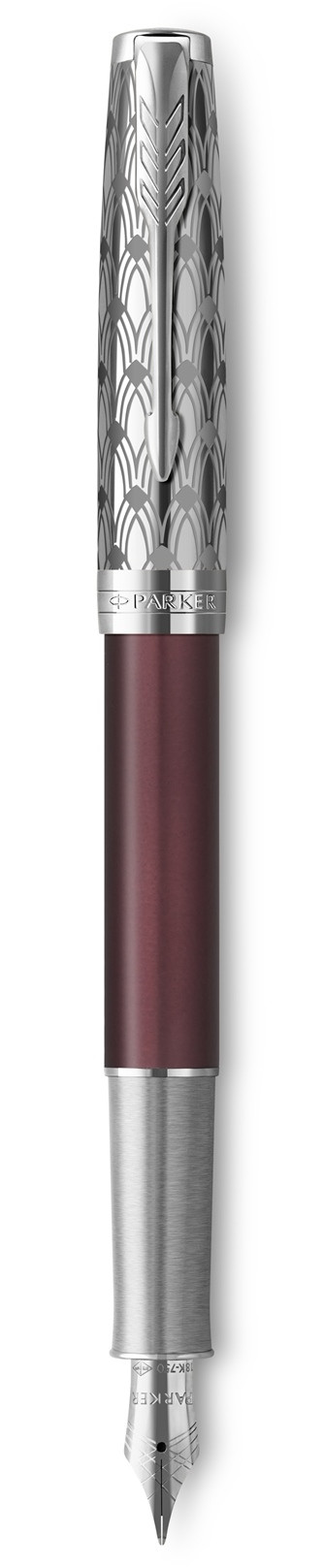 Перьевая ручка Parker Sonnet Premium Metal Red CT M