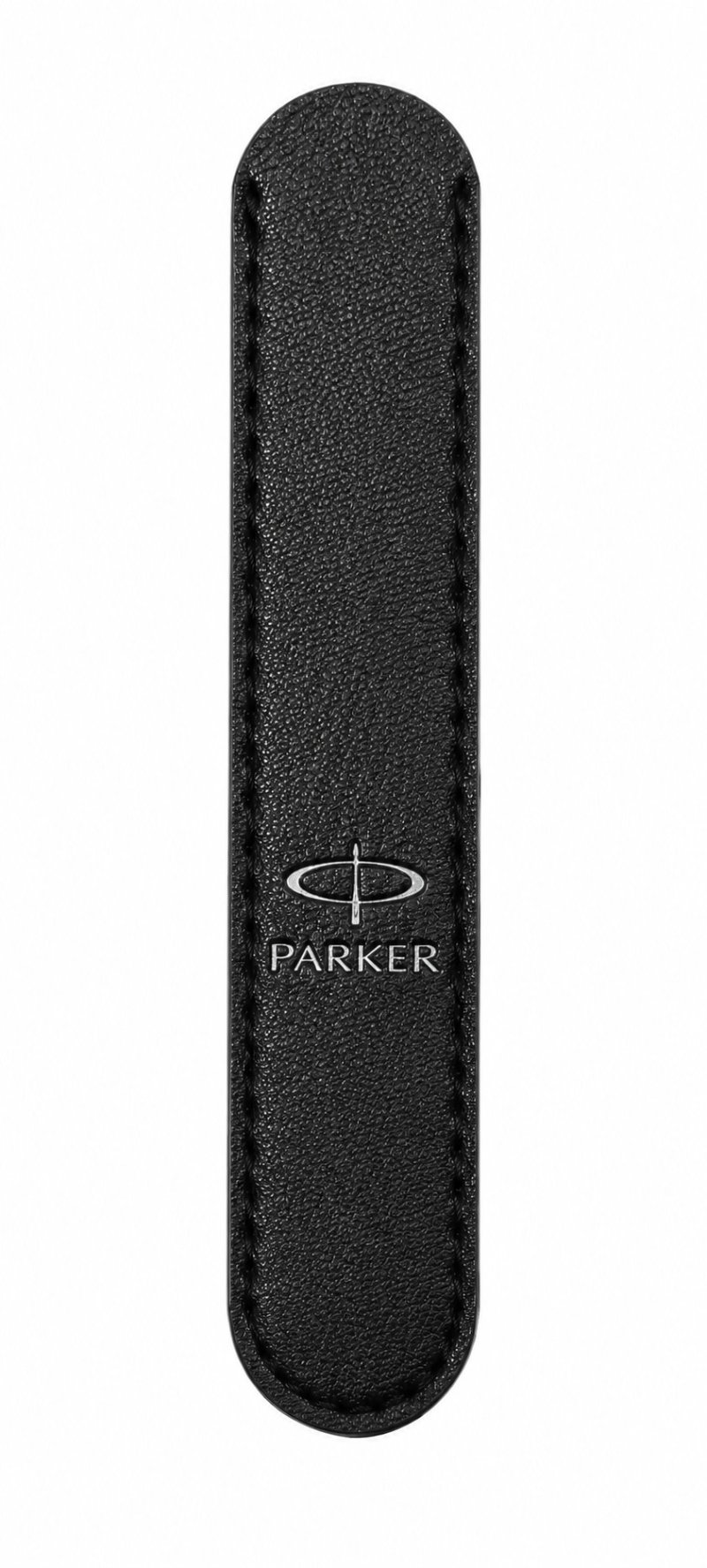 Чехол для ручки Parker S (черный) с серебристым теснением