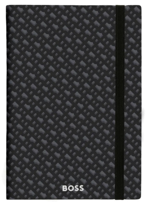 Блокнот Boss формата А5 Monogram Grey Lined