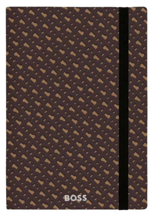 Блокнот Boss формата А5 Monogram Camel Lined